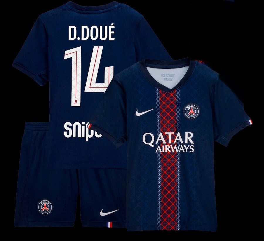 Maillot PSG 25/26 avec flocage