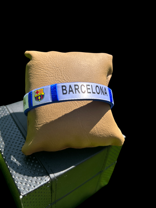 Bracelet tissu FC Barcelone